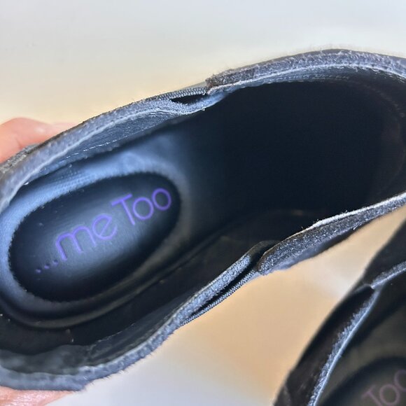 Me Too Zola Black Suede Ankle Boots - Picture 3 of 5